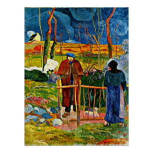 Pôster Bonjour, Monsieur de Paul Gauguin