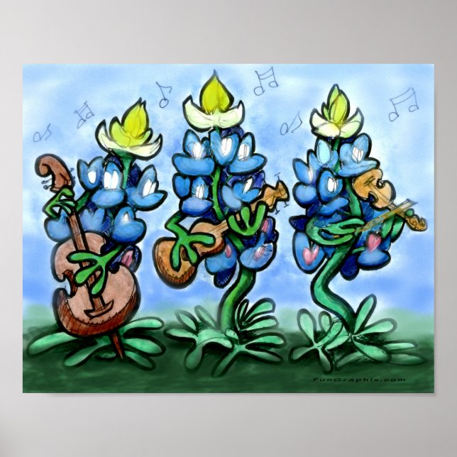 Poster Bonnets Blues (Frente)