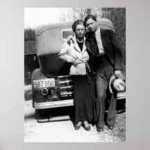 Bonnie Parker e Clyde Barrow 1933