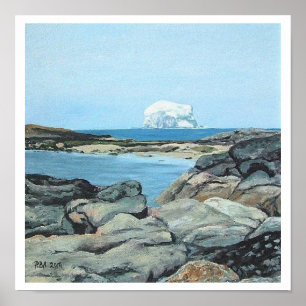 Poster Bonnie Scotland Bass Rock North Berwick