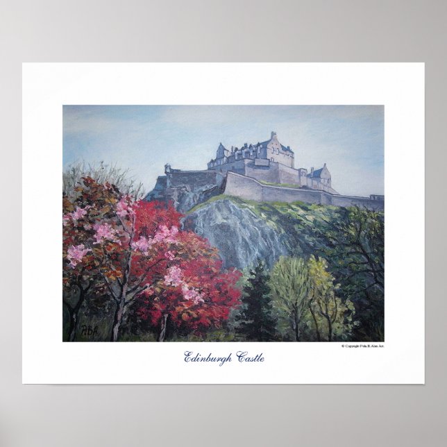 Poster Bonnie Scotland Edinburgh Castle Scotland belart (Frente)