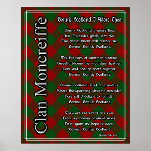 Pôster Bonnie Scotland I Adore Thea Moncreiffe Tartan