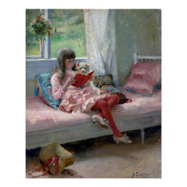 Pôster Bons Amigos por Albert Edelfelt 1881