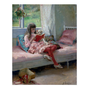 Pôster Bons Amigos por Albert Edelfelt 1881