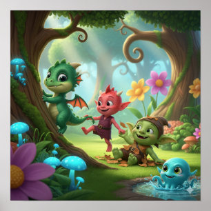 Poster Bons Monstros