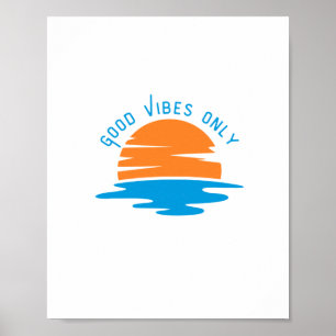 Poster Bons Víblios - Design de Arte de Citação Energétic