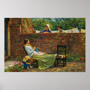 Poster Bons vizinhos por John William Waterhouse