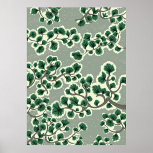 Poster Bonsai Tree Pattern