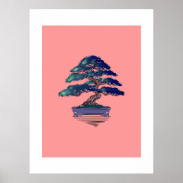 Poster Bonsai Zen Minimal