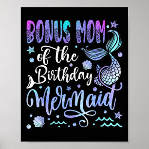 Poster Bonus Mãe Da Festa De Sereia De Aniversário