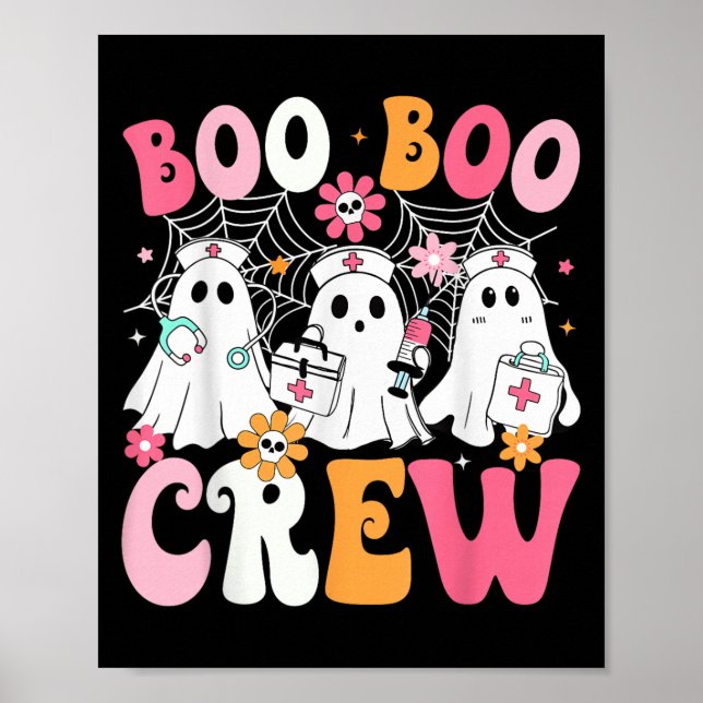 Poster Boo Boo Crew Soky Enfermeira Fantasma Enfermando H (Frente)