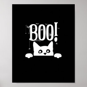 Poster Boo! Engraçado Escondendo Peekabo Assustador Hallo