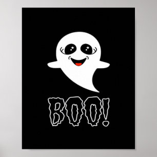 Poster Boo! Pequeno Halloween Por Lucas