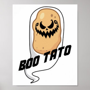 Poster Boo-Tato Spooky Comida de Batata