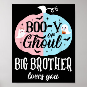 Poster Boo-Y Ou Fantasma O Grande Irmão Ama Boo Dia das B