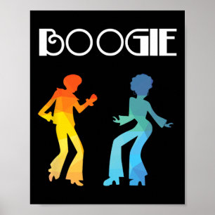 Poster Boogie Dance Music Lover Funk Soul Grooves Tee