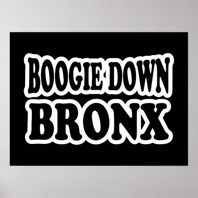 Poster Boogie Down Bronx, Nova Iorque (Frente)