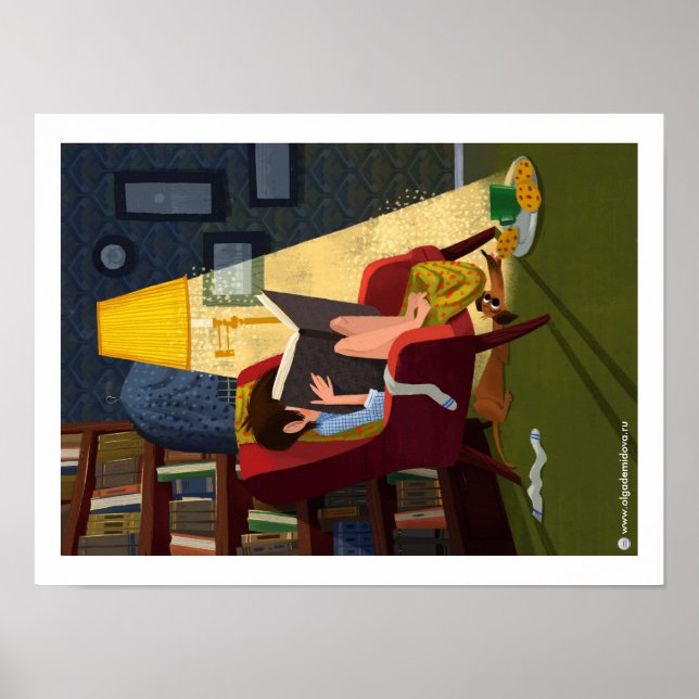 Poster Book lover (Frente)
