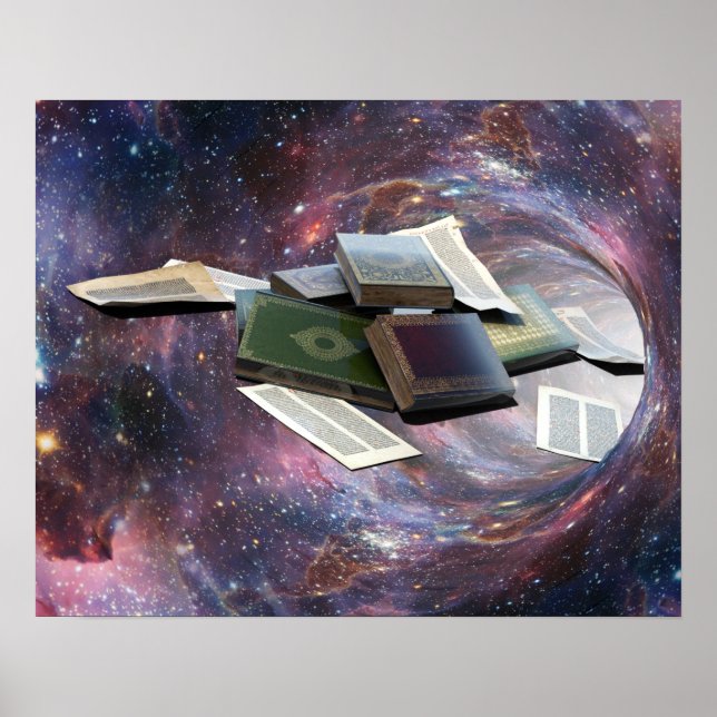 Poster Book Wormhole (Frente)