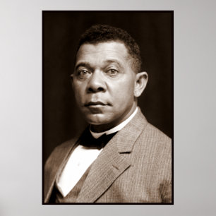 Poster Booker T. Washington O Acomodador Do Excelente