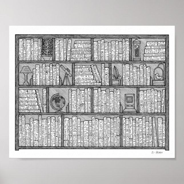 Poster Bookshelf #10 (Frente)