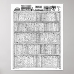 Pôster Bookshelf #8