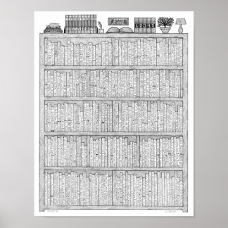 Pôster Bookshelf #8