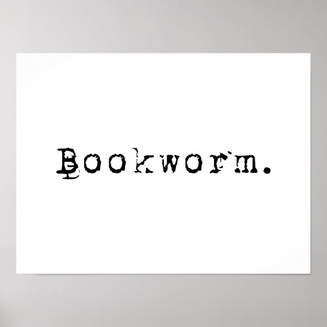 Poster Bookworm (Frente)