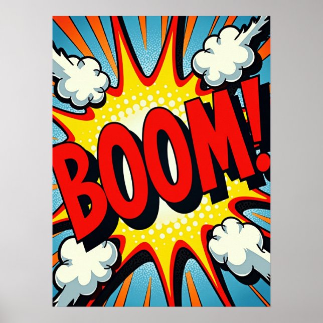 Poster BOOM! Explosão de arte pop (Frente)
