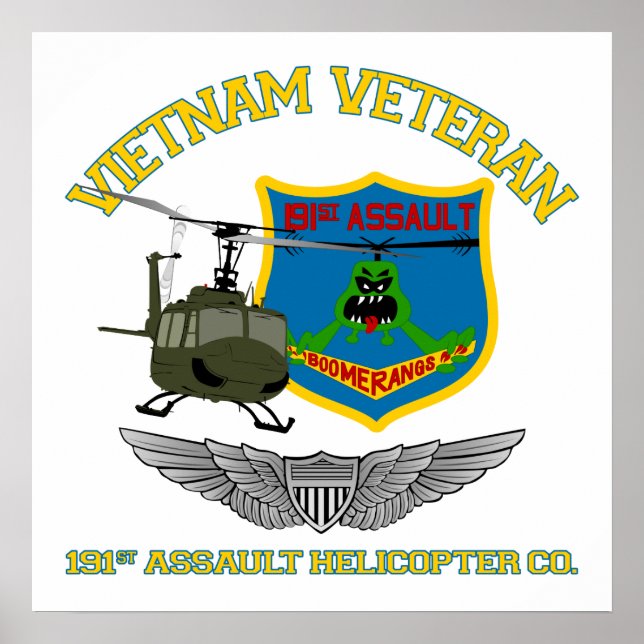 Pôster Boomerangs Vietnã (Asas Piloto) (Frente)