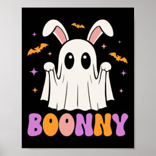 Poster Boonny Cute Bunny Ghost Halloween Men