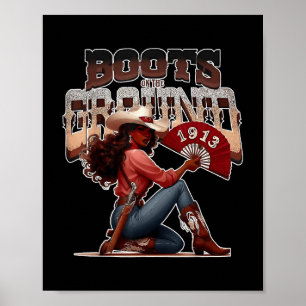 Poster Boot No Chão Onde Eles Ventilam Na T-shirt.png