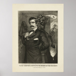 Poster Booth de tentação de satãs [1865]