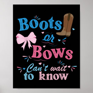 Poster Boots ou Arcos não podem esperar para saber a cor