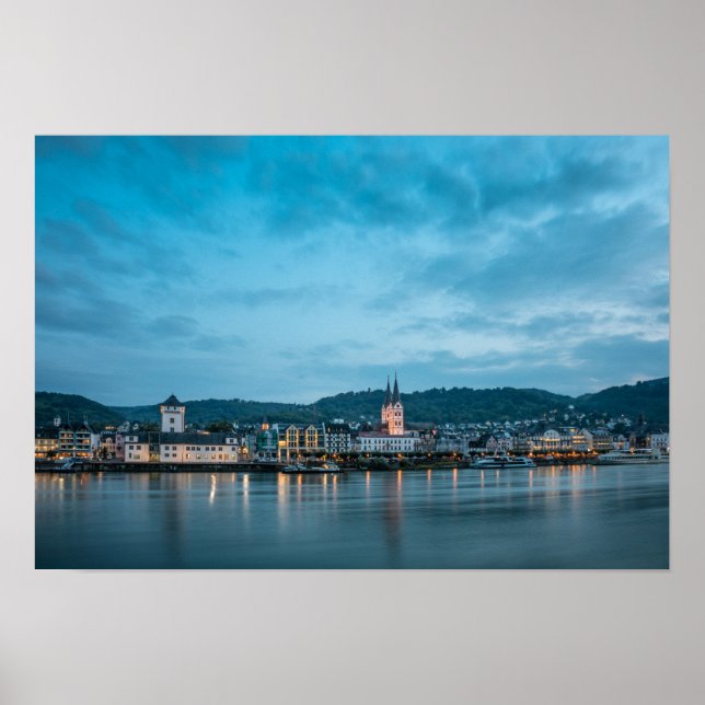 Poster Boppard am Rhein Alemanha (Frente)