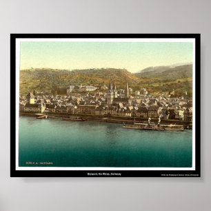 Pôster Boppard, the Rhine, Germany