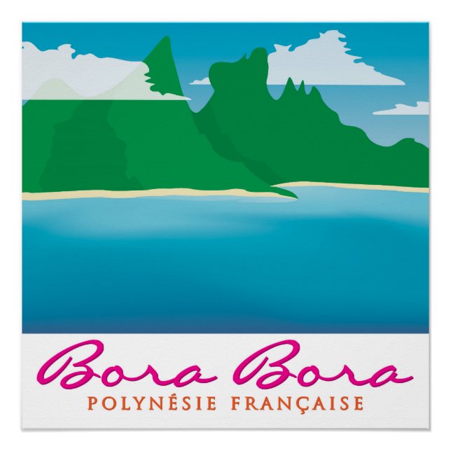 Pôster Bora Bora (Frente)
