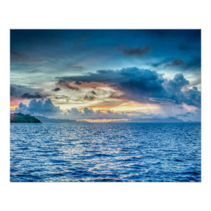 Pôster Bora-bora, ilha do Pacífico Sul
