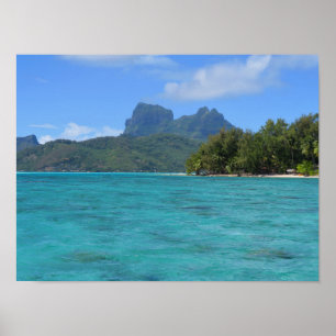 Poster Bora Bora Polinésia Francesa