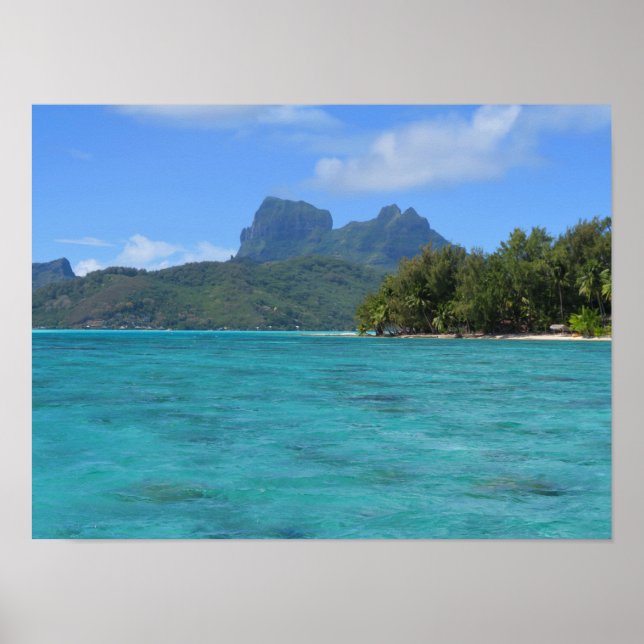Poster Bora Bora Polinésia Francesa (Frente)