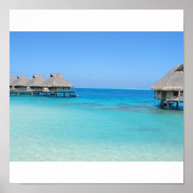 Pôster Bora Bora, Taiti (Frente)