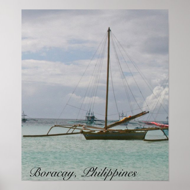 Poster Boracay, Filipinas (Frente)