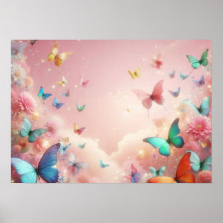 Poster borboleta