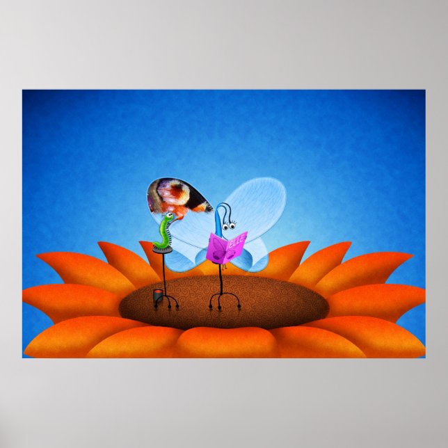 Pôster Borboleta (Frente)