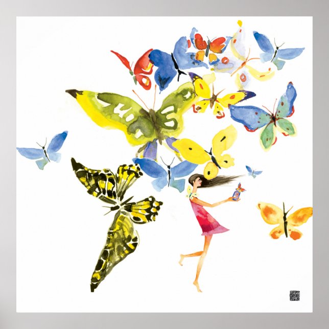 Poster Borboleta (Frente)