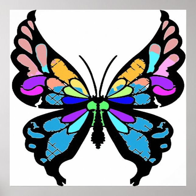 Pôster Borboleta (Frente)