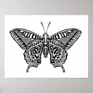 Poster Borboleta 4 do estilo