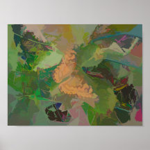 Borboleta Abstrata em Variações de Cor