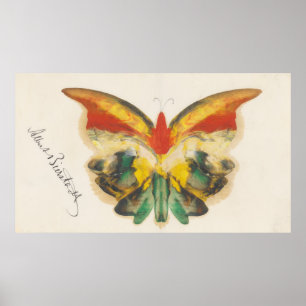 Poster Borboleta Amarela por Albert Bierstadt