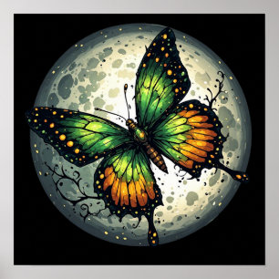 Poster Borboleta ao Luar